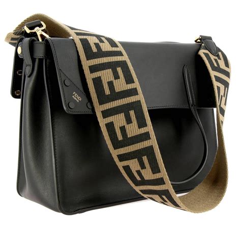 fendi back bag|Fendi black crossbody bag.